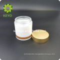 100g empty Glass Cosmetic Jar With Gold Cap